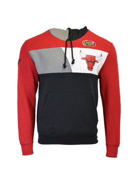 Mitchell & Ness Mitchell & Ness Bluza Block Fleece NBA Chicago Bulls Kolorowy Standard Fit