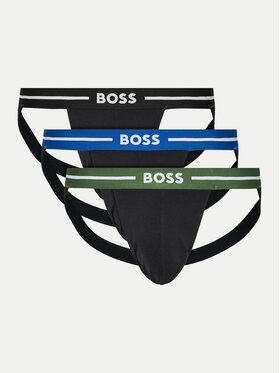 BOSS Boss Sada 3 ks slipů Jock Strap Jockstrap 3P Bold 50514965 Barevná