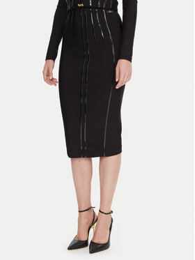 Elisabetta Franchi Elisabetta Franchi Pouzdrová sukně GO-124-57E2-V460 Černá Slim Fit