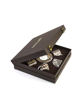 Roberto Cavalli Home Roberto Cavalli Home Komplet filiżanek Espresso Africa Złoty