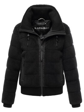 Navahoo Navahoo Kurtka zimowa Schneepuder Czarny Regular Fit