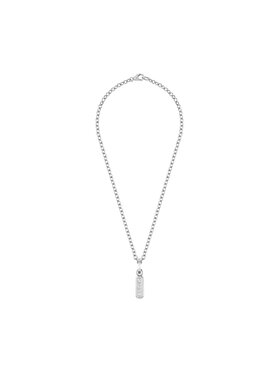 PHILIPP PLEIN PHILIPP PLEIN Halskette Gothic Tag PJTEA04NU Silberfarben