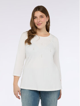 Fiorella Rubino Fiorella Rubino T-shirt G095L008772N011 Bianco A-Line Fit