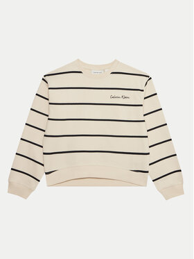 Calvin Klein Jeans Calvin Klein Jeans Світшот IG0IG02751 Білий Boxy Fit