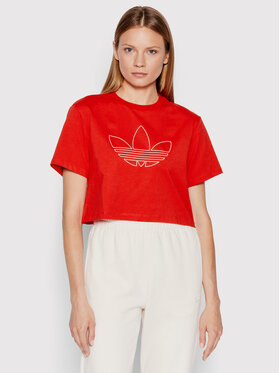 adidas adidas Футболка HK5175 Червоний Loose Fit
