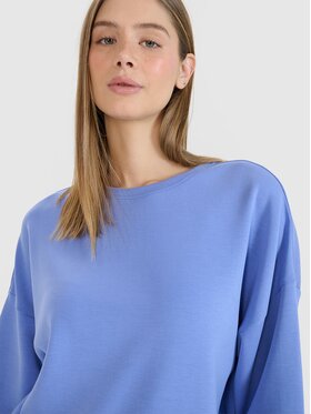 4F 4F Felpa 4FWSS25TSWSF1576-33S Blu Regular Fit