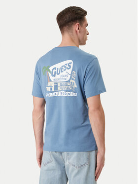 Guess Jeans Guess Jeans Tricou M6GIC0 K8HM0 Albastru Regular Fit