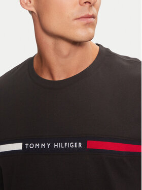 Tommy Hilfiger Majica MW0MW36498 Črna Regular Fit