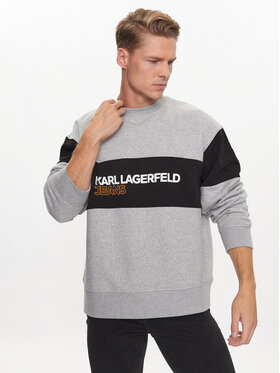 Karl Lagerfeld Jeans Karl Lagerfeld Jeans Džemperis 231D1803 Pilka Relaxed Fit