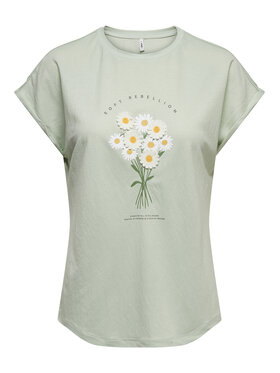 ONLY ONLY T-shirt Jany 15372108 Svijetlo zelena Regular Fit