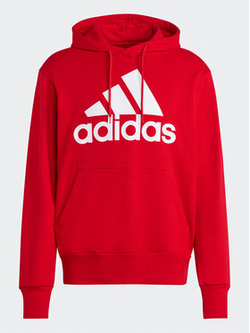 Adidas Jopa Essentials French Terry Big Logo Hoodie IC9365 Rdeča Regular Fit