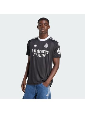 adidas adidas Koszulka techniczna Originals Real Madrid Czarny Slim Fit