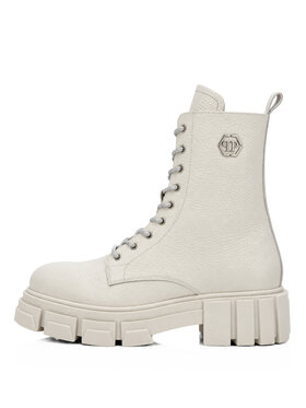 PHILIPP PLEIN PHILIPP PLEIN Členková obuv s elastickým prvkom 31822 Biela