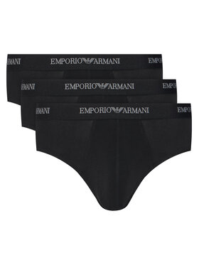 Emporio Armani Underwear Emporio Armani Underwear Set od 3 para muških slip gaća EM000258 AF14132 MC061 Crna