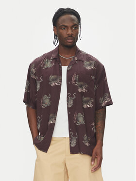 Element Element Hemd Resort ELYWT00177 Dunkelrot Regular Fit