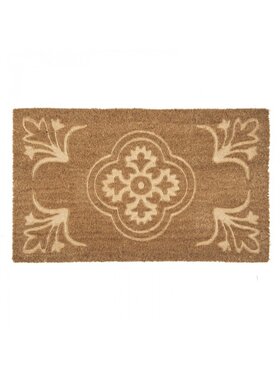 MIAhome MIAhome Wycieraczka wejściowa Ornament 45x75 cm Brązowy