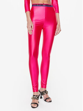 Versace Jeans Couture Versace Jeans Couture Legginsy 74HAC101 Różowy Slim Fit