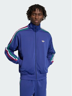 adidas adidas Bluza FIREBIRD Błękitny Loose Fit