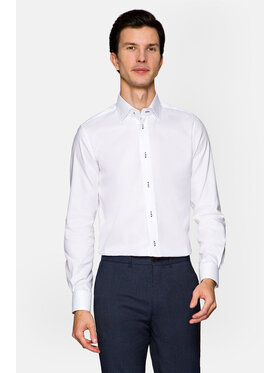 Lancerto Lancerto Koszula Almeria 6 KO051221000079 Biały Regular Fit