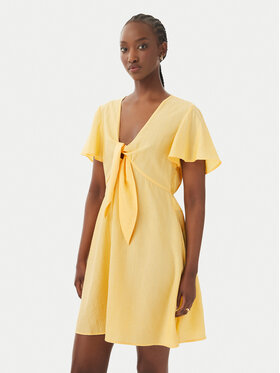 Vero Moda Vero Moda Vsakodnevna obleka Vira 10340739 Rumena Regular Fit