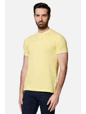 Lancerto Lancerto Polo Robbie PO073124000012 Żółty Regular Fit