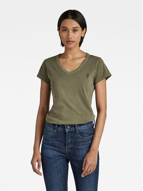 G-Star Raw G-Star Raw Majica D21314-B059-B681 Zelena Slim Fit