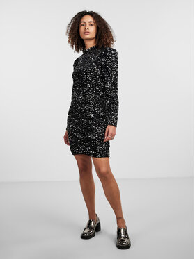Pieces Pieces Коктейлна рокля Kam 17122841 Черен Regular Fit