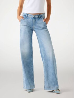 Guess Guess Jeansy 177079 Niebieski Relaxed Fit
