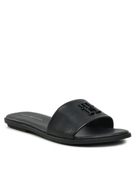 Tommy Hilfiger Tommy Hilfiger Чехли Th Pop Mule FW0FW07097 Черен