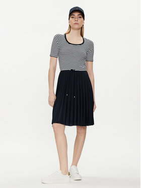 Tommy Hilfiger Tommy Hilfiger Letní šaty WW0WW42467 Tmavomodrá Regular Fit