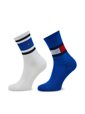 Tommy Hilfiger Tommy Hilfiger Zestaw 2 par wysokich skarpet dziecięcych 394020001 Kolorowy