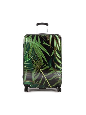 Saxoline Saxoline Velik trdi kovček Sx Palm Leaves 1460H0.71.10 Črna
