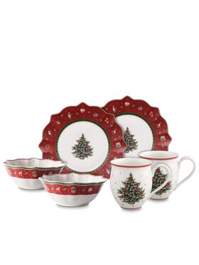 Villeroy & Boch Villeroy & Boch Zestaw kubków i talerzyków Toy's Delight Biały