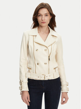 Guess Guess Műbőr dzseki W4YL33 K8S30 Ekru Regular Fit