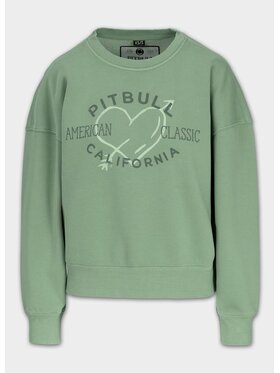 PITBULL PITBULL Bluza MANZANITA HEART Zielony Regular Fit