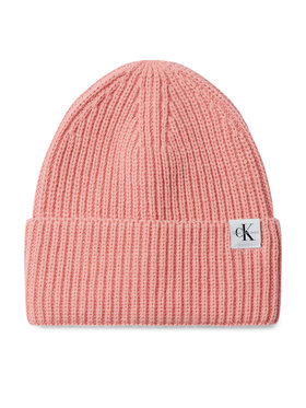 Calvin Klein Jeans Calvin Klein Jeans Шапкa Monogram Rib Beanie IU0IU00440 Рожевий