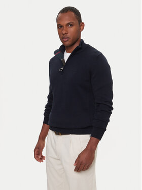 Barbour Barbour Svetr Half Zip MKN1074NY91 Tmavomodrá Regular Fit