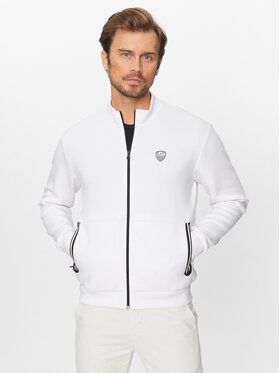 EA7 Emporio Armani EA7 Emporio Armani Džemperis 8NPM19 PJ4EZ 1100 Balta Regular Fit