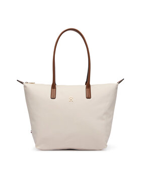 Tommy Hilfiger Tommy Hilfiger Rankinė Popette Tote AW0AW17711 Écru