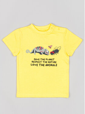 Zippy Zippy T-Shirt ZBBAP0303 23003 Gelb Regular Fit