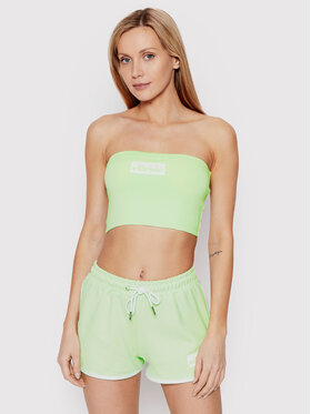 Ellesse Ellesse Top Coton Bandeau SGN15190 Zielony Slim Fit