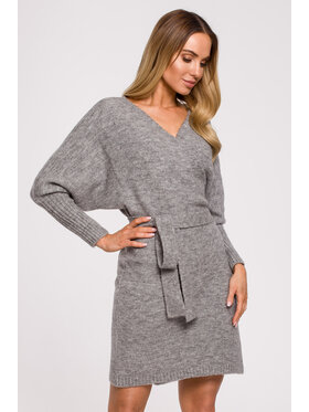 Made of Emotion Made of Emotion Vestito di maglia M631 Grigio