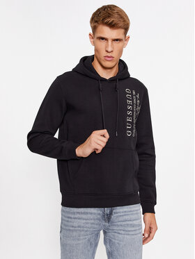Guess Guess Mikina M3BQ30 K9Z21 Čierna Regular Fit