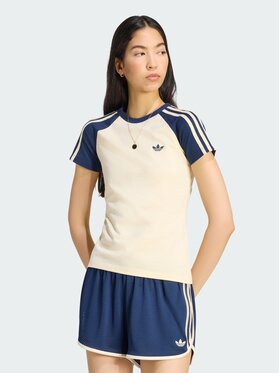 adidas adidas T-Shirt 159127 Żółty Slim Fit