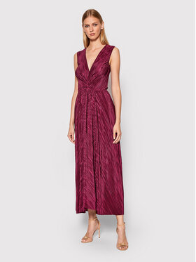 MAX&Co. MAX&Co. Koktel haljina Cruna 76249722 Tamnocrvena Regular Fit
