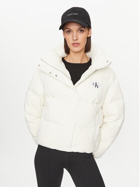 Calvin Klein Jeans Calvin Klein Jeans Daunenjacke J20J222235 Weiß Relaxed Fit