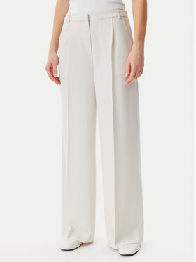 Calvin Klein Calvin Klein Bavlnené nohavice Travel Twill K20K208214 Sivá Wide Leg