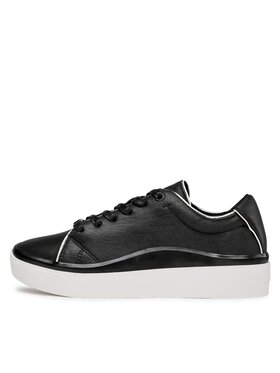 Calvin Klein Tenisice Cupsole Wave Lace Up HW0HW01349 Crna