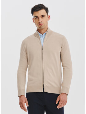 Pako Lorente Pako Lorente Sweter P25WF-2X-024 Beżowy Classic Fit