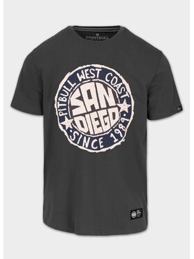 PITBULL PITBULL T-Shirt Koszulka męska SAN DIEGO SUN XL Szary Regular Fit